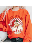 Christmas Vibes Fleece Sweatshirt