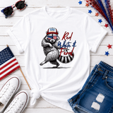 🦝🇺🇸 Red, White & Feral Graphic Tee 🇺🇸🦝