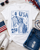 🇺🇸✨ Vintage USA Lady Liberty Tee ✨🇺🇸