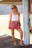 Presley Denim Stripped Skirt