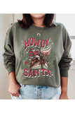 Howdy Santa Fleece Sweatshirt