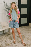 A Lot to Look At Color Block Top