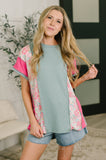 A Lot to Look At Color Block Top