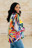 All Over The World Scoop Neck Blouse
