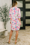 Barely Catch My Breath Notch Neck Dress