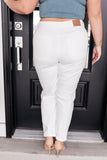 Charlene High Rise Jogger in Ecru