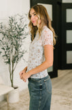 Confidently Cute Sheer Mesh Top