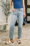 Dawn Mid Rise Ankle Straight w Bandana Loop