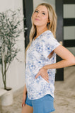 Down Right Delicate V-Neck Floral Top