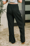 Essential Feeling Straight Leg Lounge Pants in Light in Black