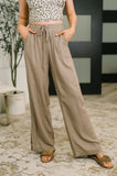 Essential Feeling Straight Leg Lounge Pants in Light in Cocoa