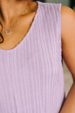 Everything She Wants Sleeveless Maxi Dress in Lavender
