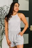 Fast Lane Racerback Checkered Tank