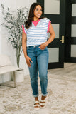 Following Through Color Block Muscle Tee