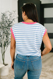 Following Through Color Block Muscle Tee