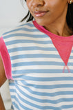 Following Through Color Block Muscle Tee