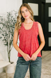 Get it Right V-Neck Mineral Wash Tank