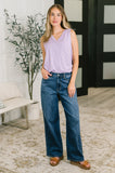 Getting Good V-Neck Tank in Lilac