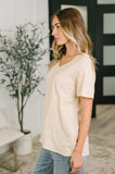 I Don't Have to Choose V-Neck Tee in Oatmeal