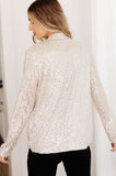 I Know You're Busy Sequin Blazer