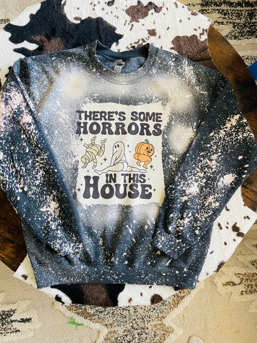 There's Some Horrors Bleached Sweater