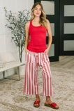 Keeping it Cool Scoop Neck Tank in Ruby