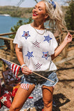 USA Sequin Star Tee