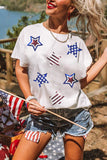 USA Sequin Star Tee