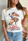 Cowgirl America Graphic Tee