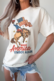 Cowgirl America Graphic Tee