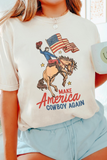 Cowgirl America Graphic Tee