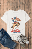 Cowgirl America Graphic Tee
