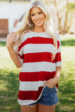 Weekend Oversized Stripe Tee