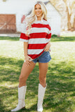 Weekend Oversized Stripe Tee