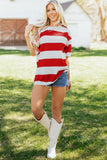 Weekend Oversized Stripe Tee