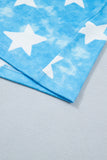 Stars & Stripes Ruffle Sleeve Top