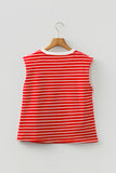 All American Ribbed Stripe Tank