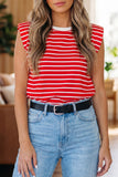 All American Ribbed Stripe Tank
