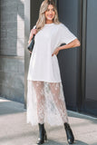Wildflower Patchwork Maxi Dress White