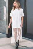 Wildflower Patchwork Maxi Dress White