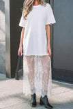 Wildflower Patchwork Maxi Dress White