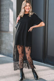 Wildflower Patchwork Maxi Dress Black