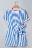 Nautical Stripe T Shirt Dress
