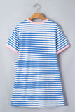 Nautical Stripe T Shirt Dress