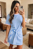 Nautical Stripe T Shirt Dress