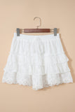 Sweet Lace Ruffle Shorts
