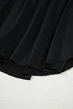 Black Courtside Cutie Tennis Skort