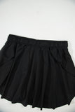 Black Courtside Cutie Tennis Skort