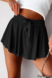 Black Courtside Cutie Tennis Skort