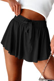Black Courtside Cutie Tennis Skort